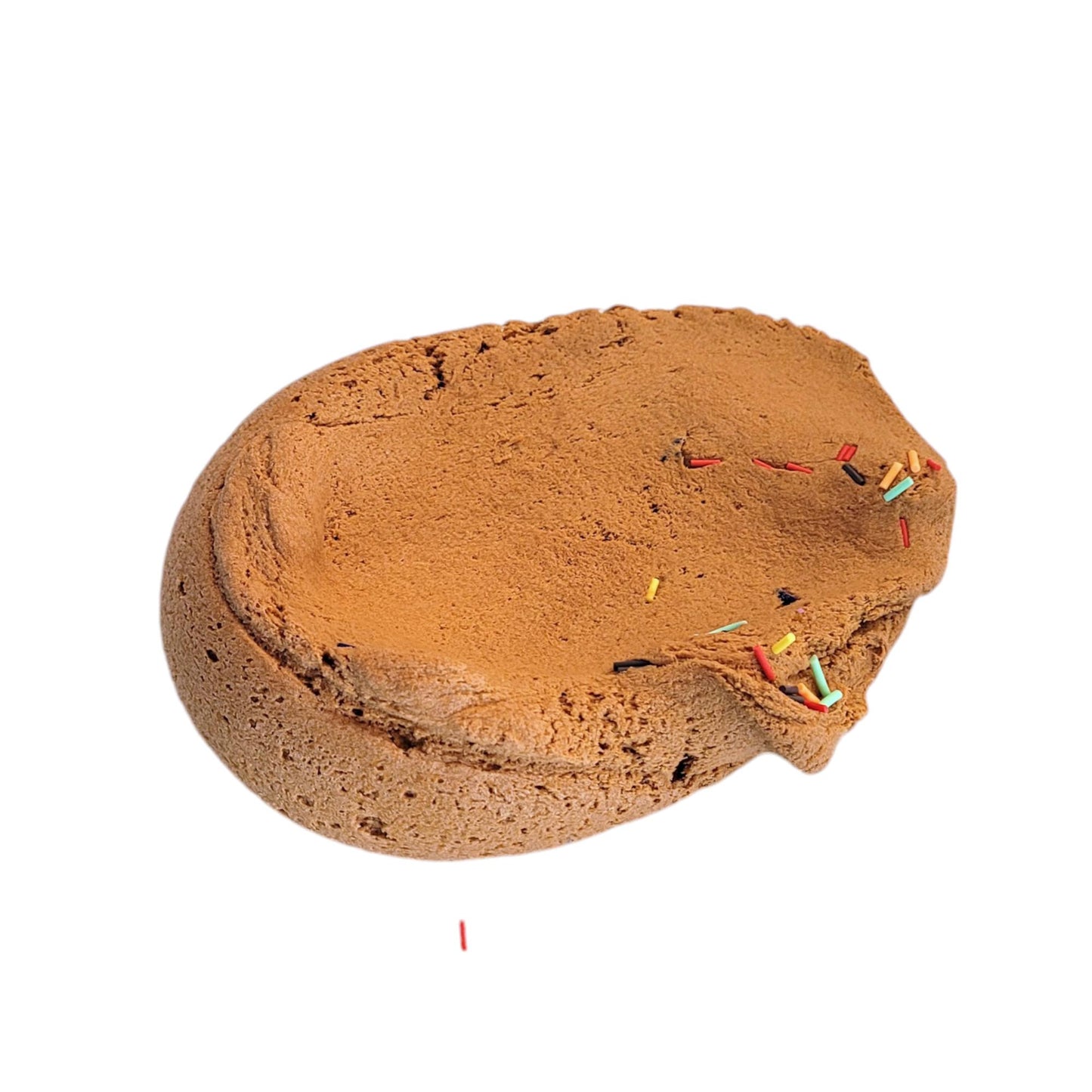 M&M cookie dough memory dough slime, fuzzy slimes, cookie and chocolate scent