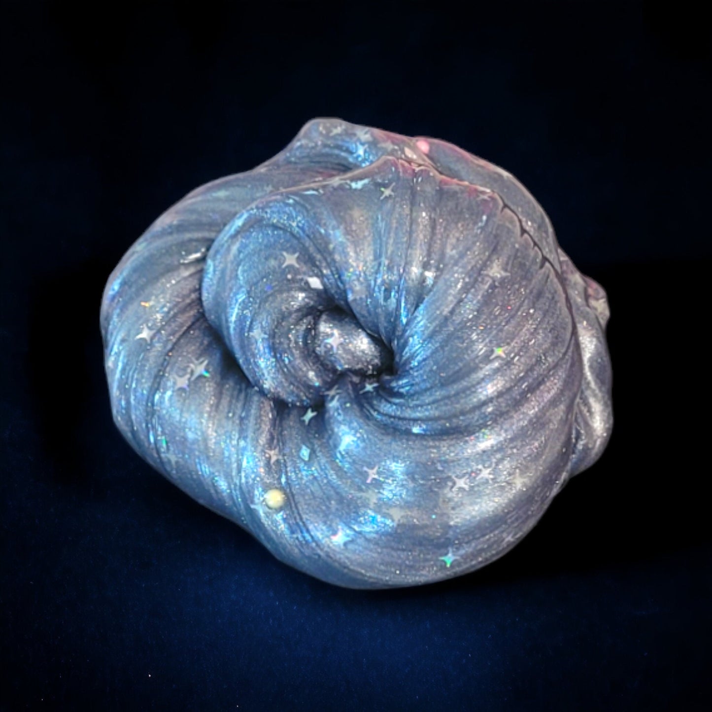 Night Time Dreams Clear Holographic Star Glitter Slime - Lavender Scent