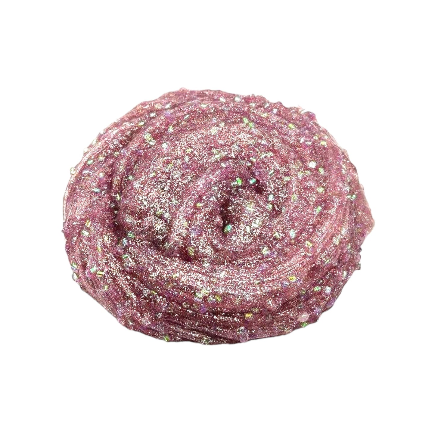 Pink Glitter Bomb Diamond Clear Slime Bingsu Beads Glitter- Sugar scented