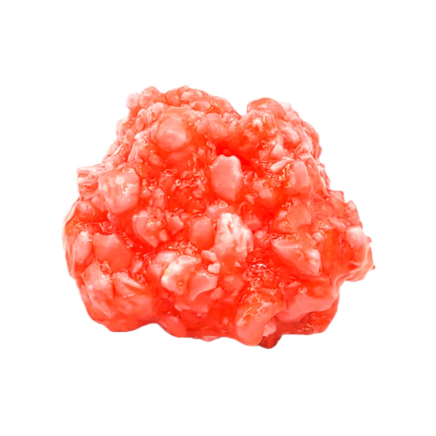 Red Popsicle Packing Peanuts Crunch Slime - Cherry & Strawberry Scented