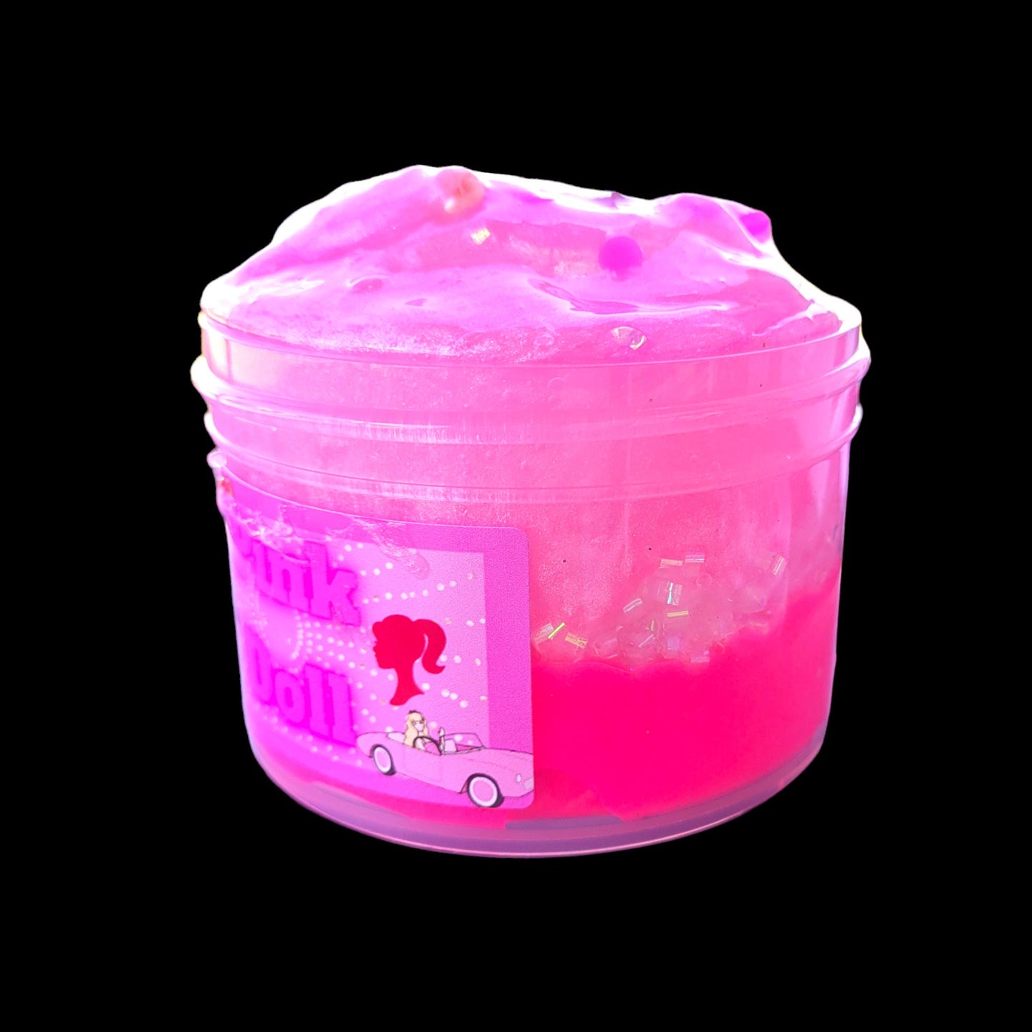 Pink Doll Icee, Bingsu, Clear Slime - Strawberry Scented