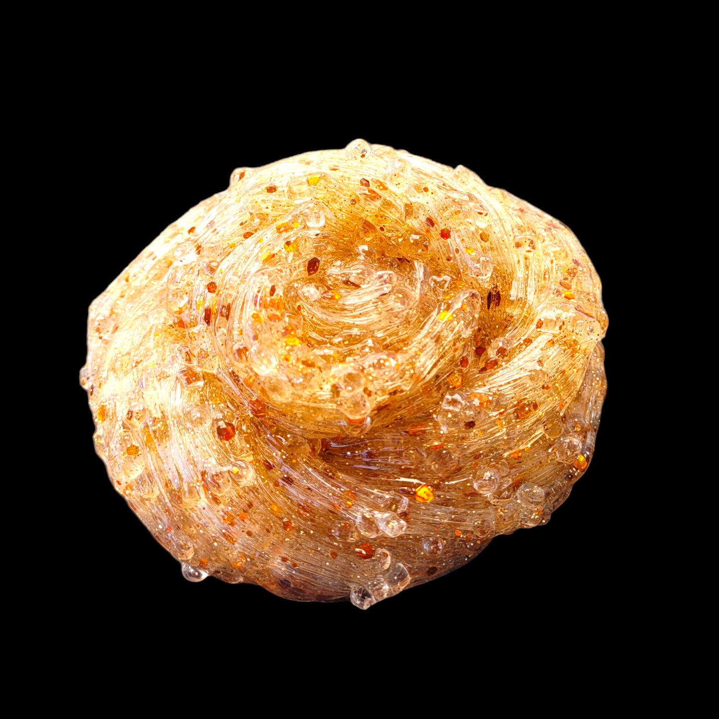 Sparkle Apple Cider Sugar Scrub Crunchy Slime - Apple Cider Scent