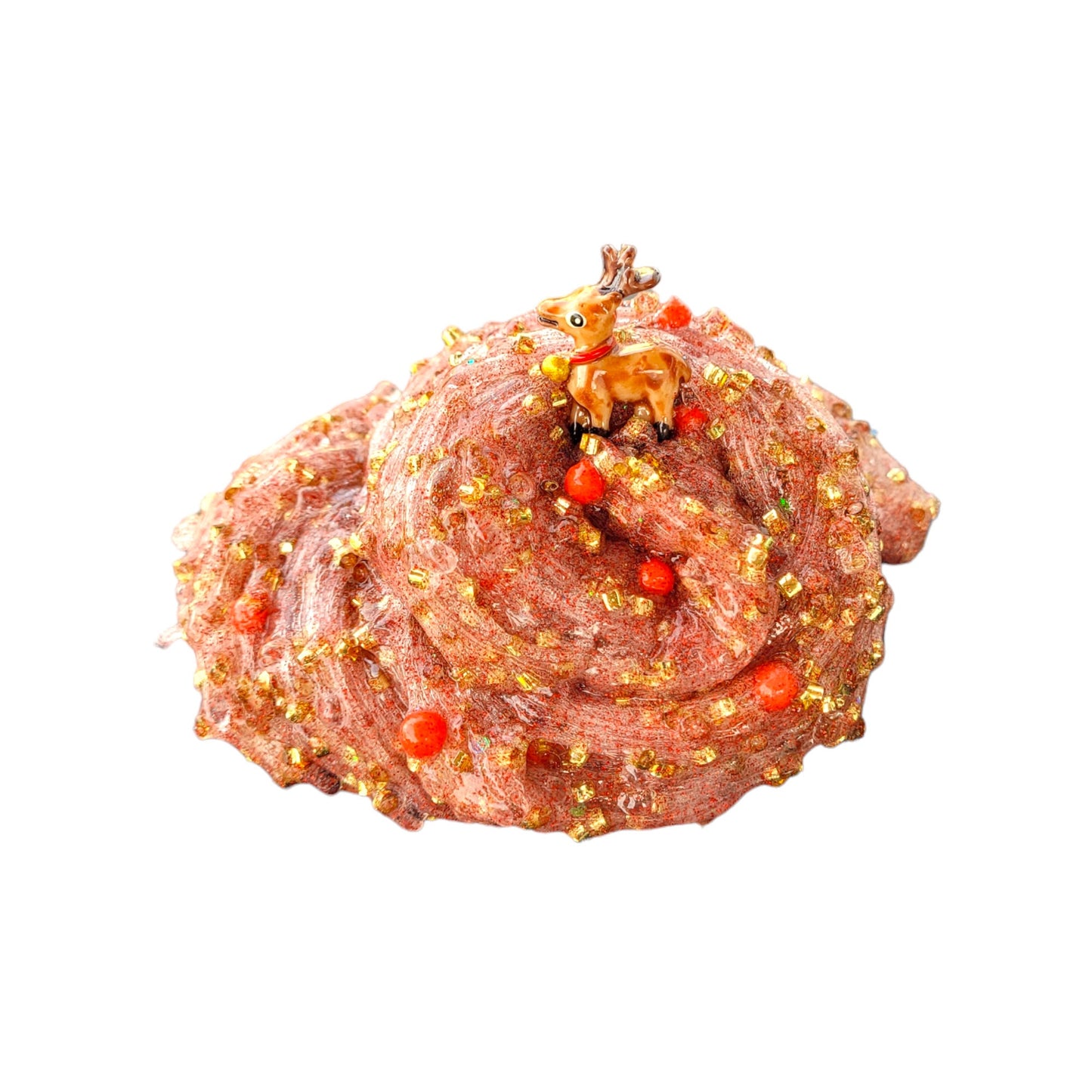 Rudolph Bingsu, sugar scrub beads Crunch Slime - Christmas Scent