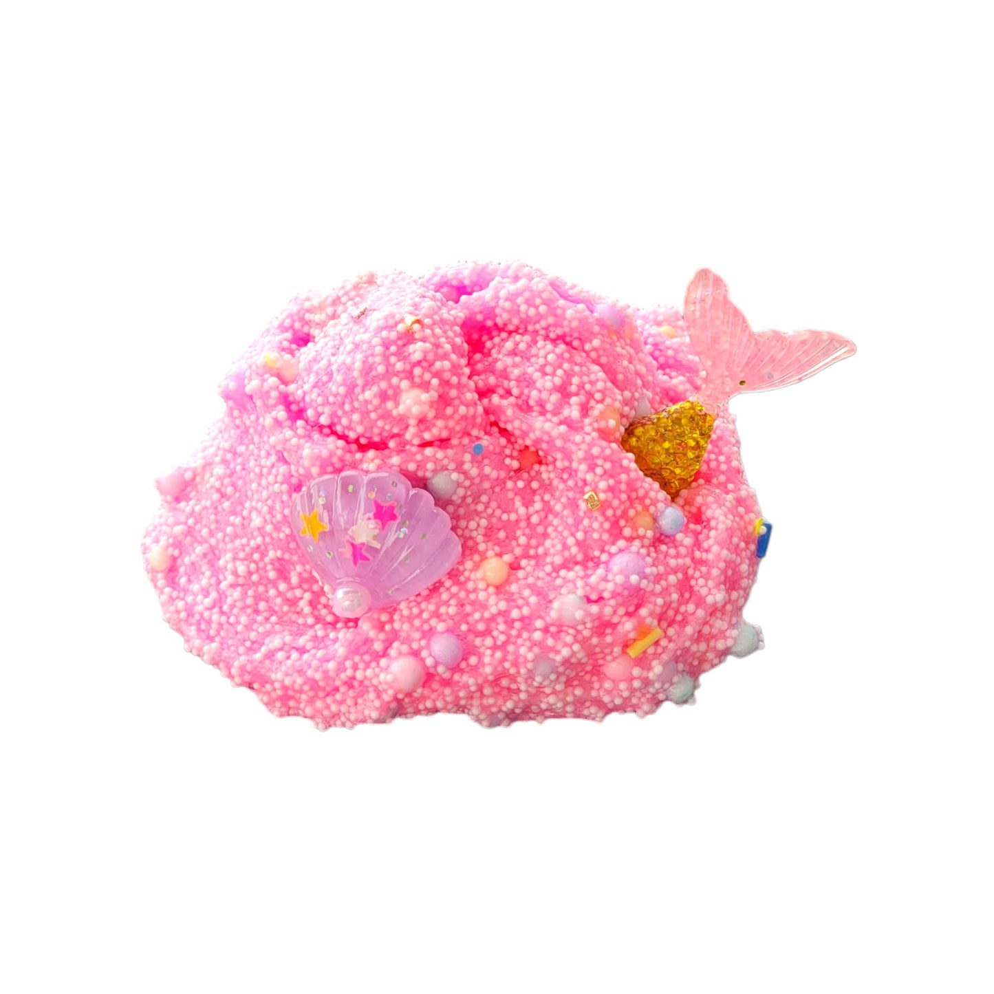 Mermaid Funfetti Micro Foam Bead Slime - Cake Scent