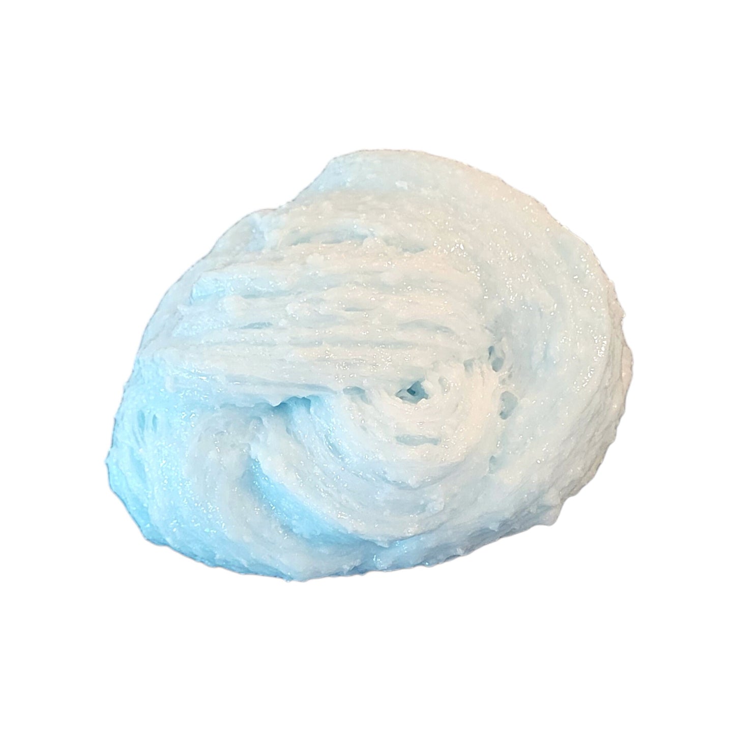 Let It Snow Snow Fizz w/ plastic snow drizzle Slime - Marshmallow Scent