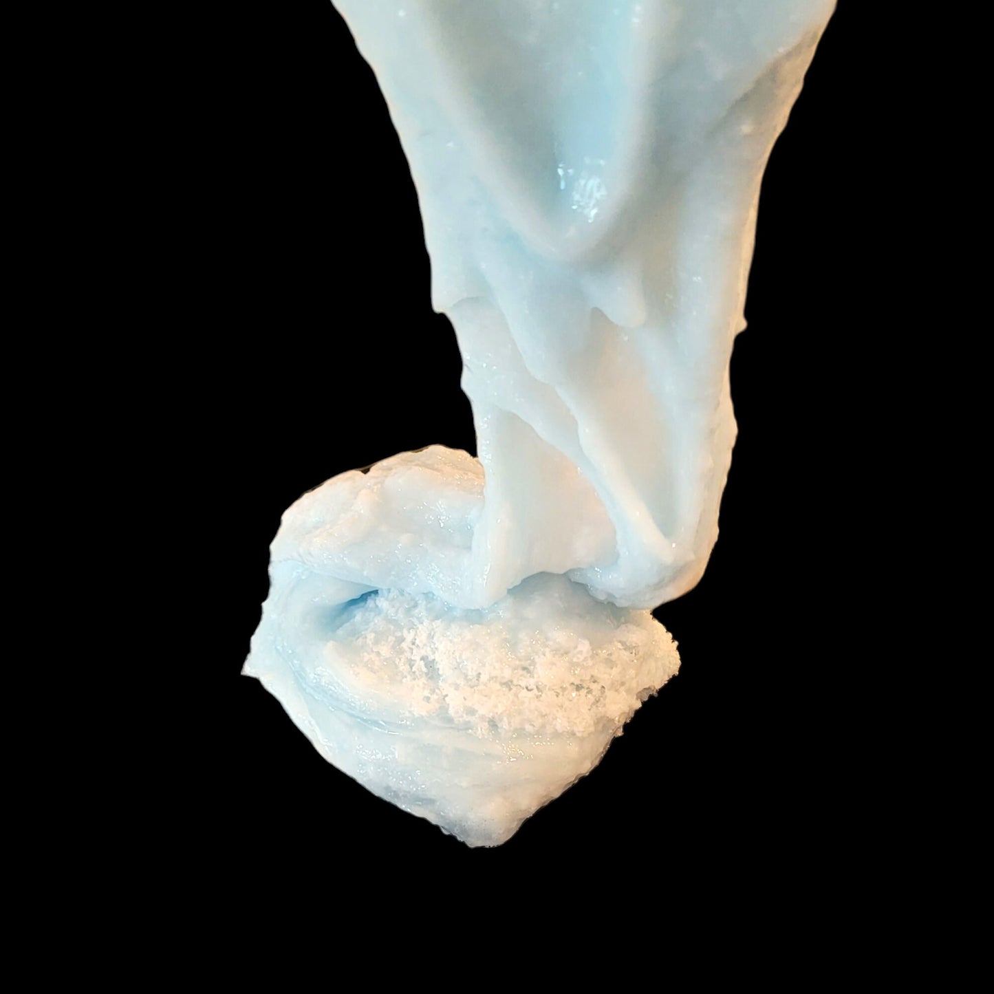 Let It Snow Snow Fizz w/ plastic snow drizzle Slime - Marshmallow Scent