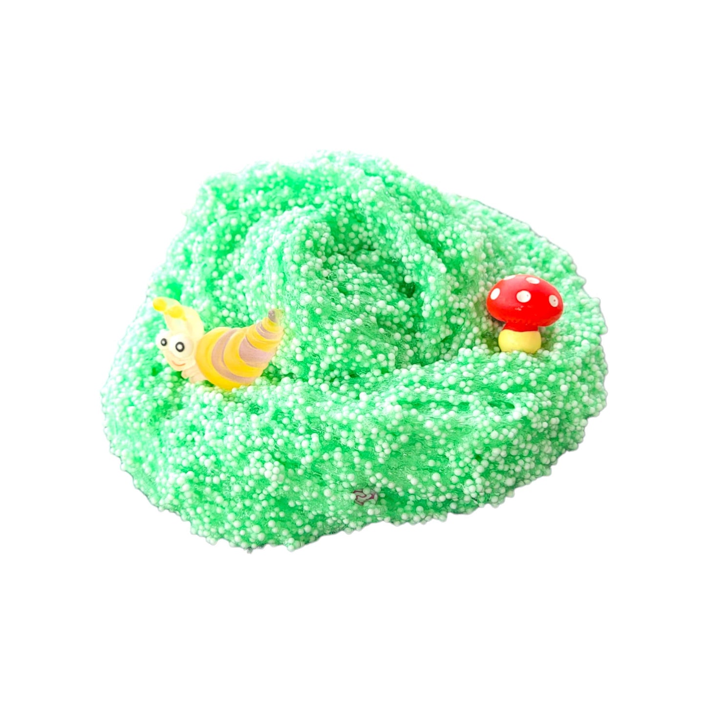 Green Grass Microfloam Crunchy Slime - Fresh Cut Grass Scent