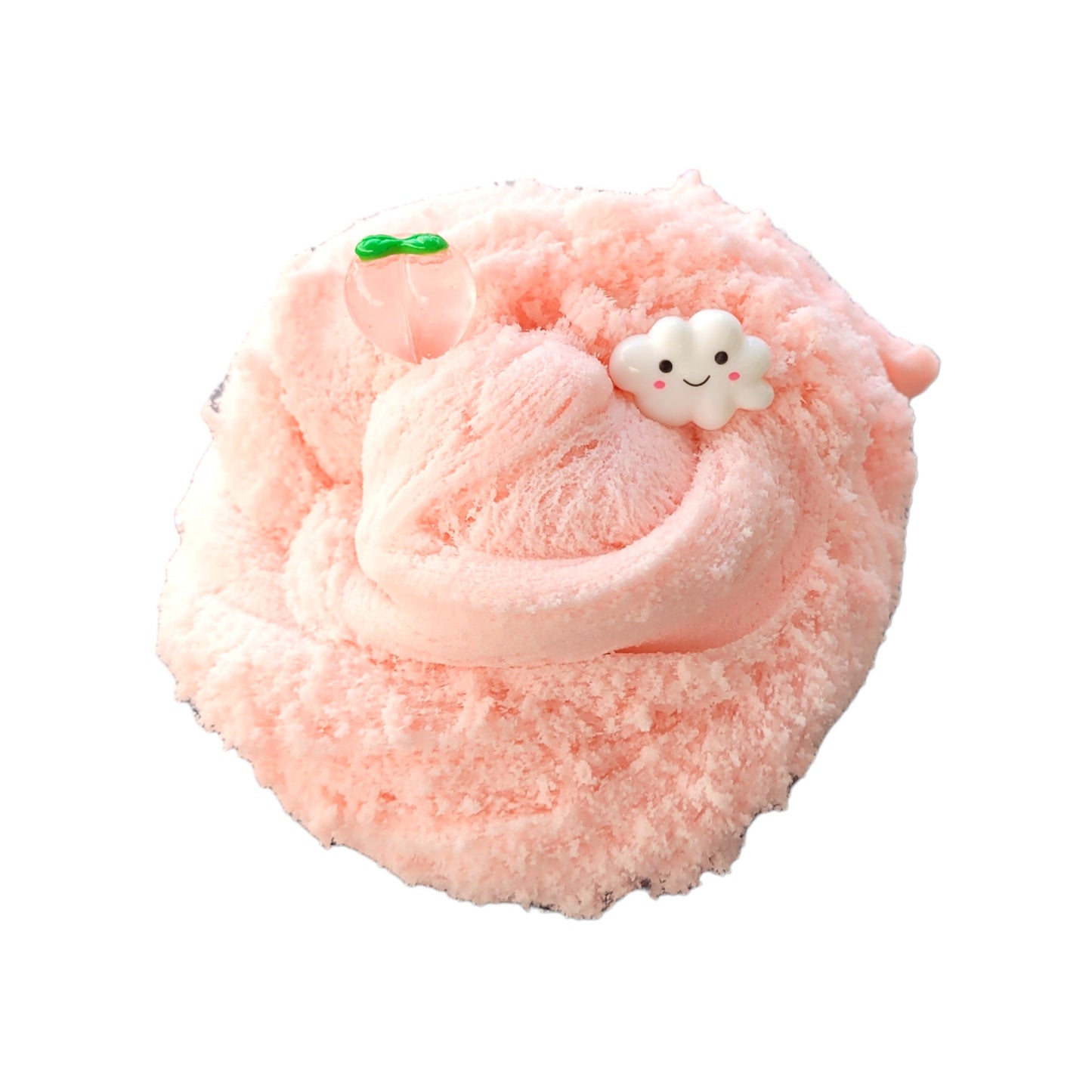 Peaches on a cloud slime -peach scent