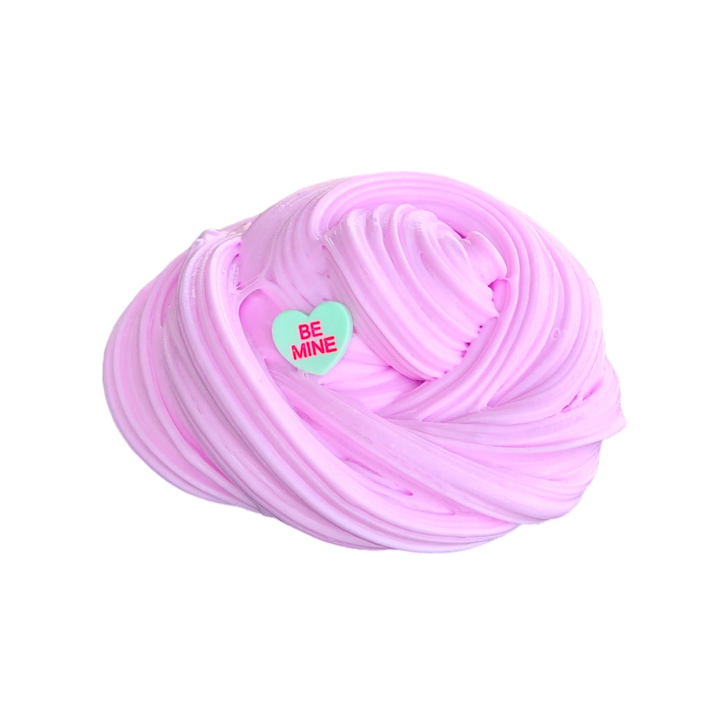 Sweet Heart Thick and Glossy Clay Diy slime - rock candy scent