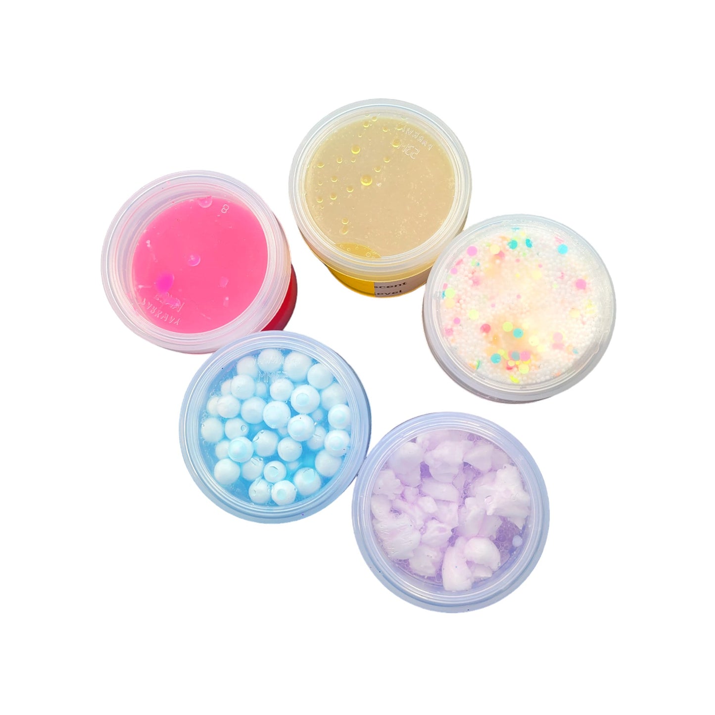 Unique Texture Sample Kit Bundle 7 slimes - Scented