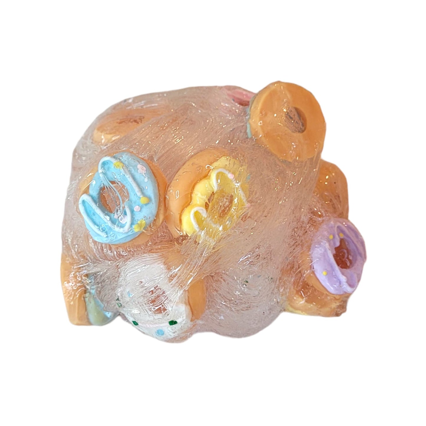 Sweet Donut Crunch bomb slime- unscented