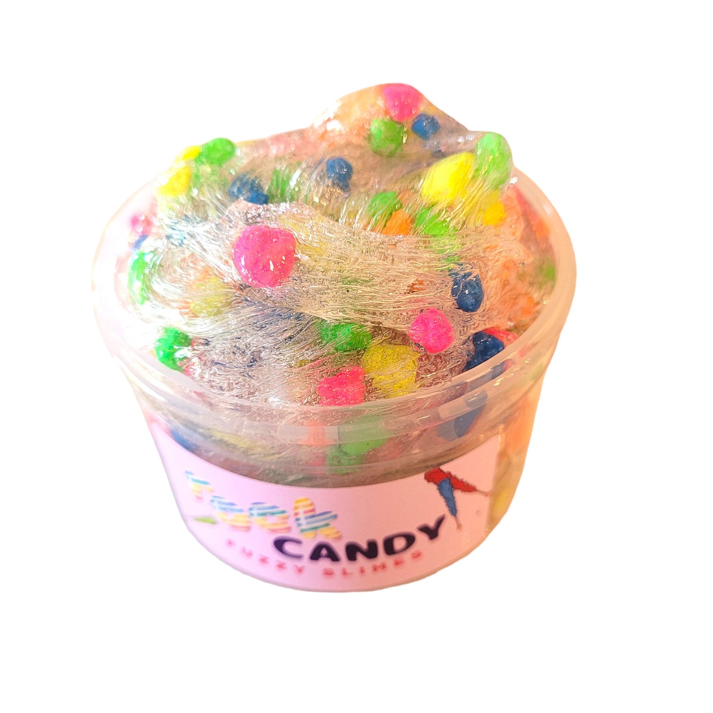 Rock Candy Clear pebble Slime Aquarium Bead - rock candy scent