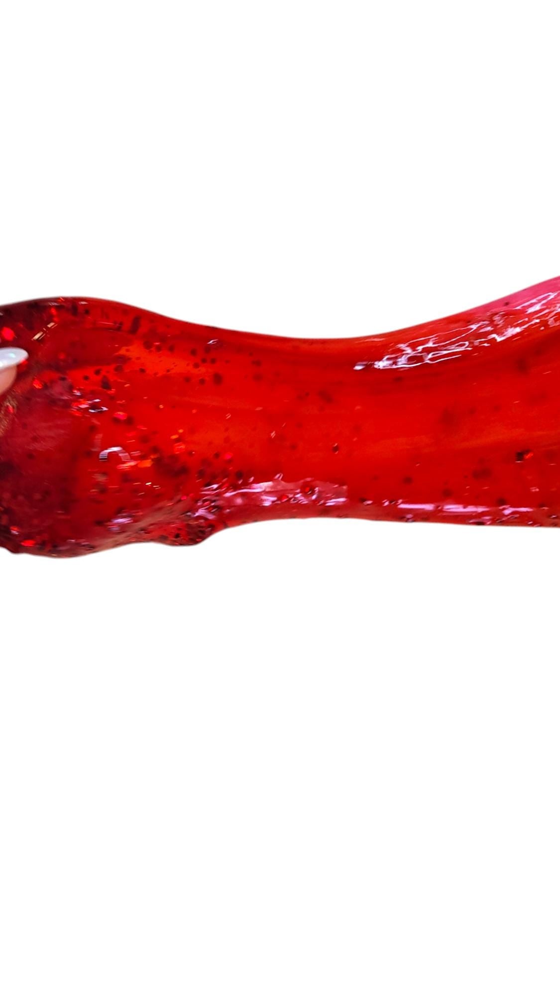 Fire avalanche clear slime, Fuzzy Slimes, cinnamon scent
