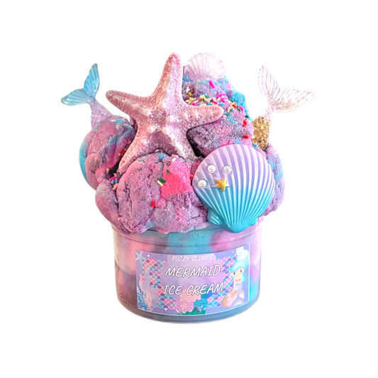 Mermaid Ice Cream Cloud Slime - Cotton Candy Scent