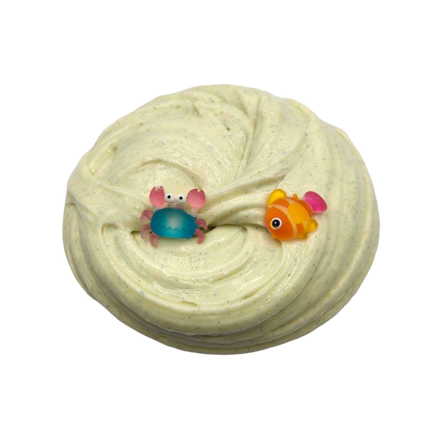 Under the Sea Clear, Fluffy, Inflated Slime