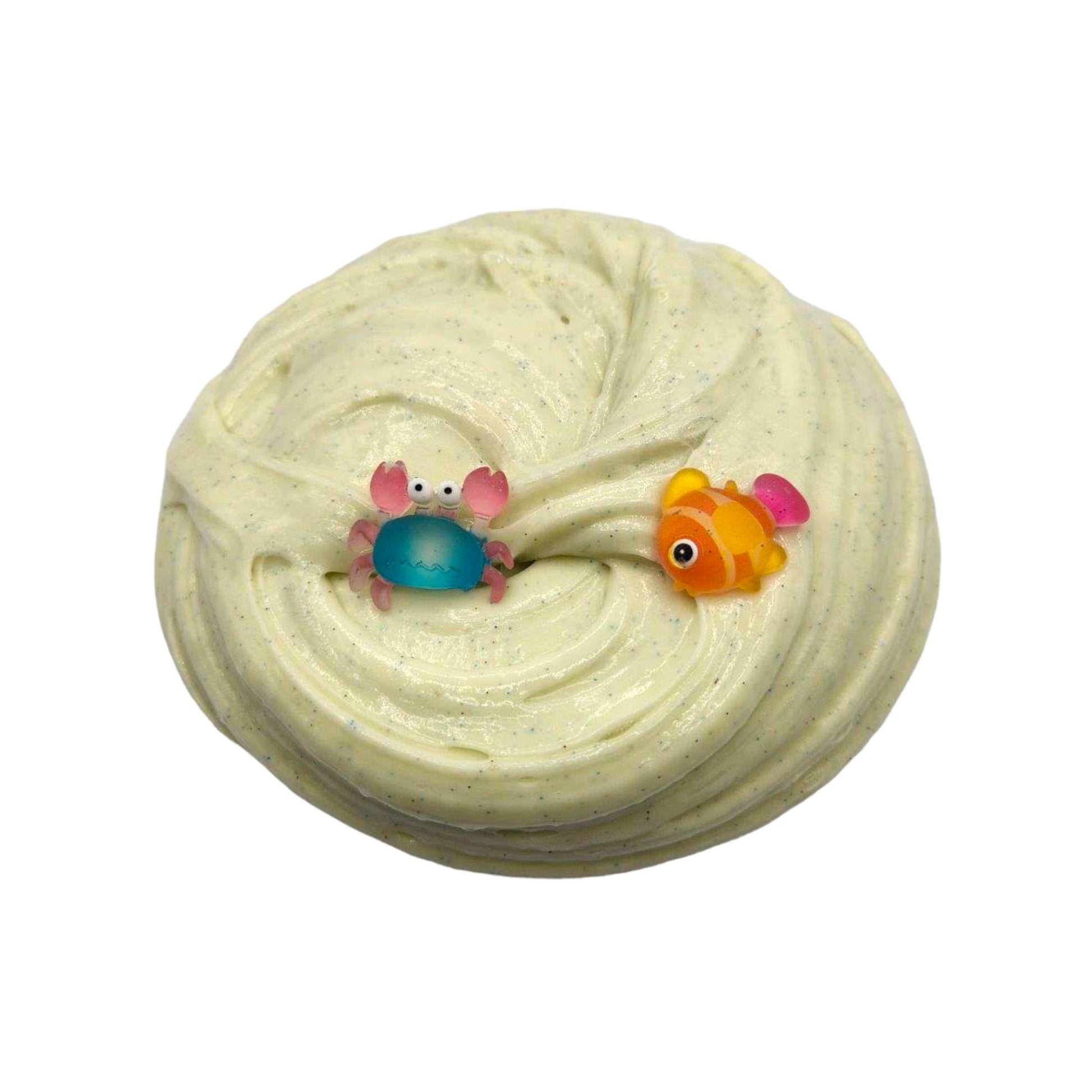 Under the Sea Clear, Fluffy, Inflated Slime