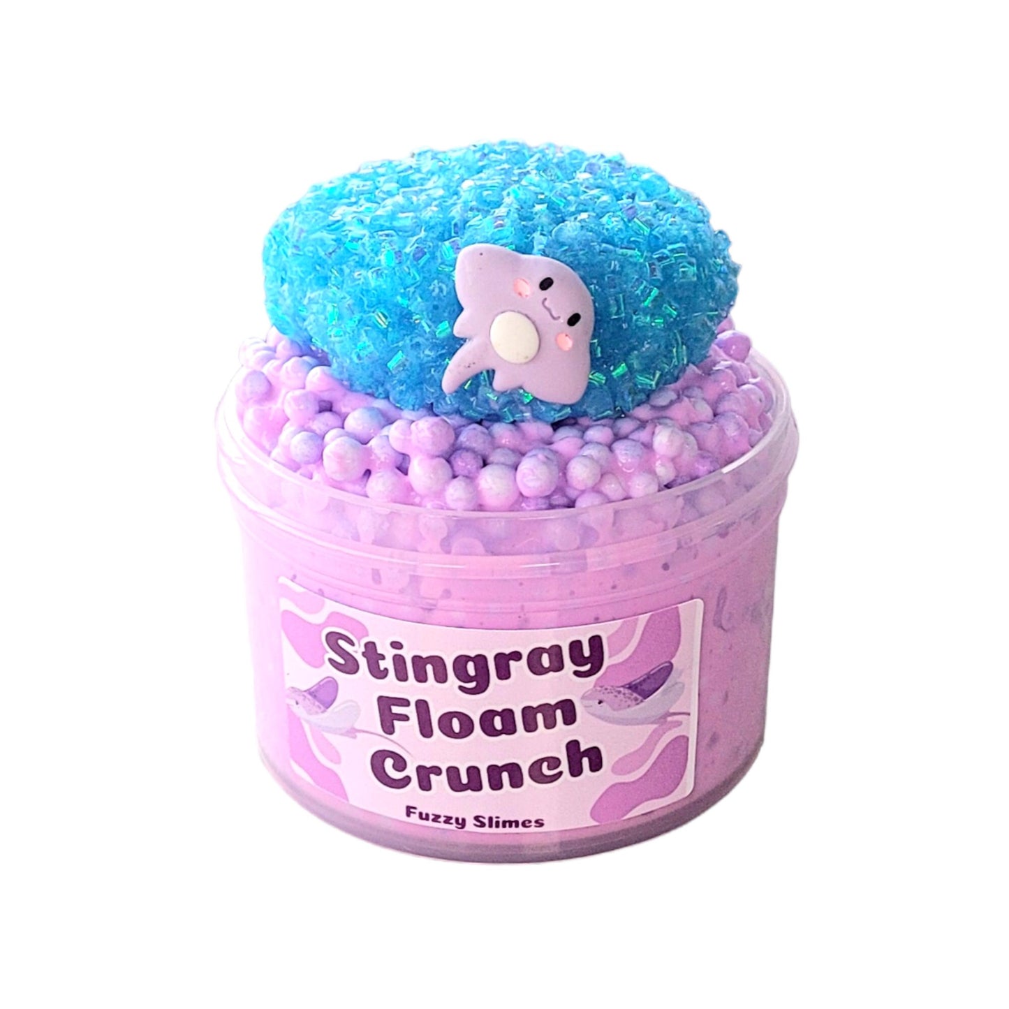 Stingray Manta Ray Floam Bingsu Crunch Slime