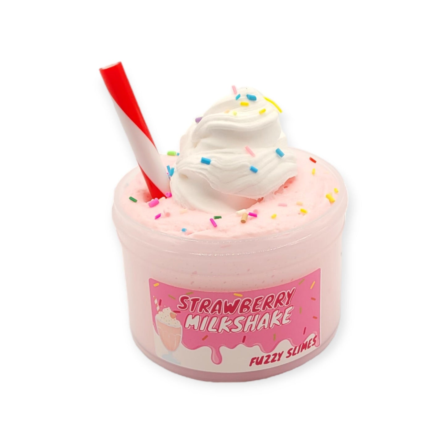 Strawberry Milkshake Slime