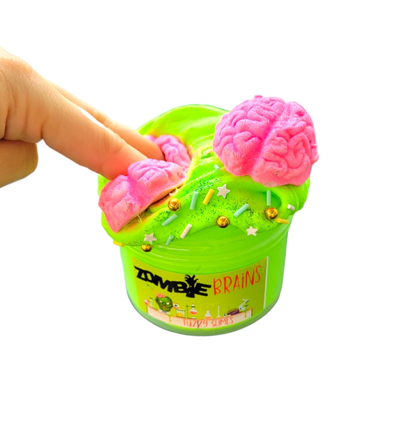 Zombie Brains Cloud Dough DIY Slime - Watermelon Scent