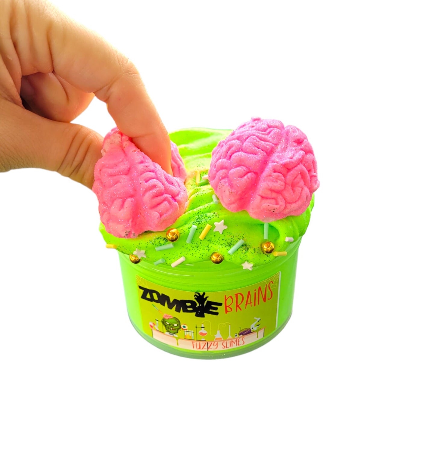 Zombie Brains Cloud Dough DIY Slime - Watermelon Scent
