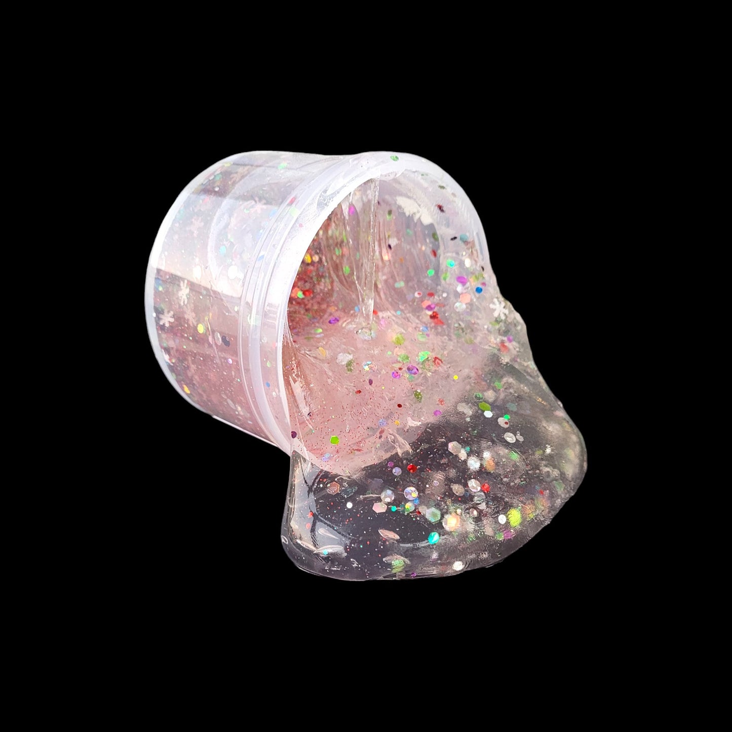 Ugly Sweater Clear Glitter Confetti Slime - Unscented