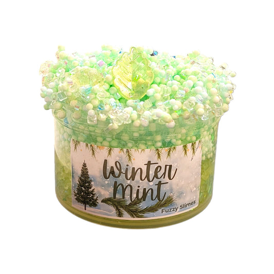 Winter Mint Crunch Bomb Slime - Winter Mint Scent