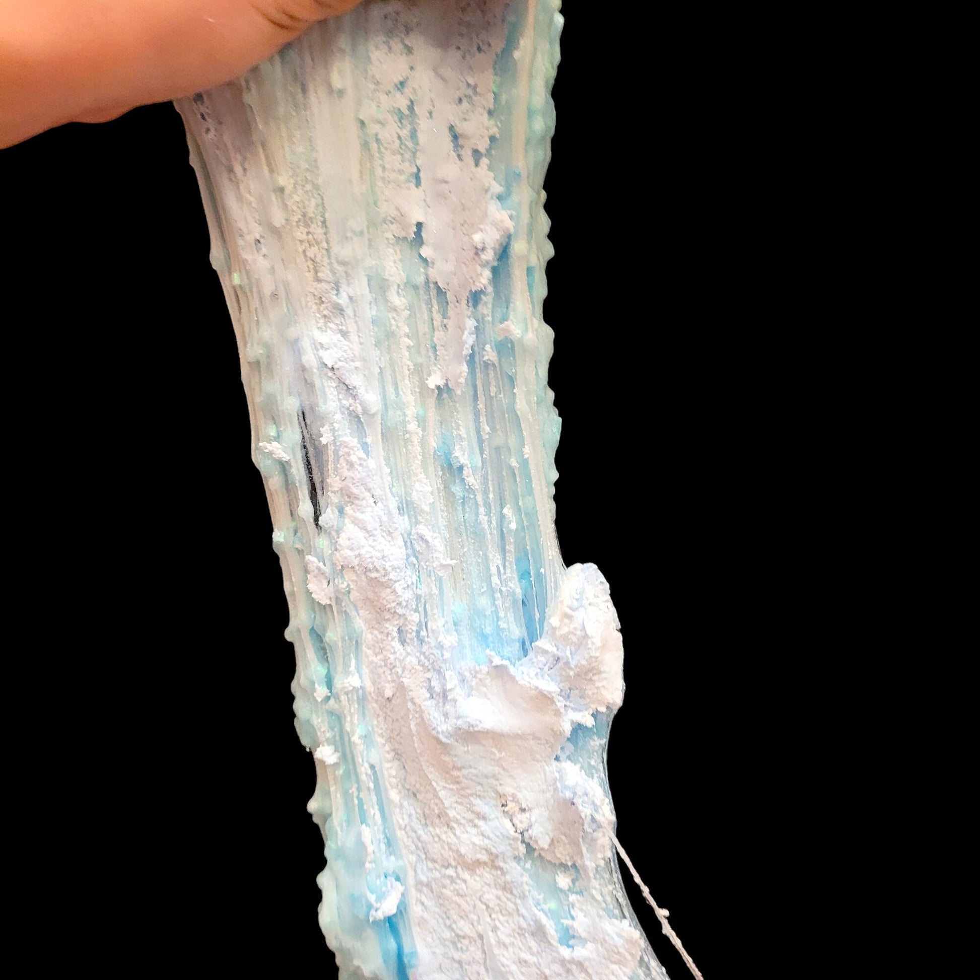 Winter Wonderland Icee, Bingsu, Metallic Drizzle, Clay Slime - Rain & Mint Scent