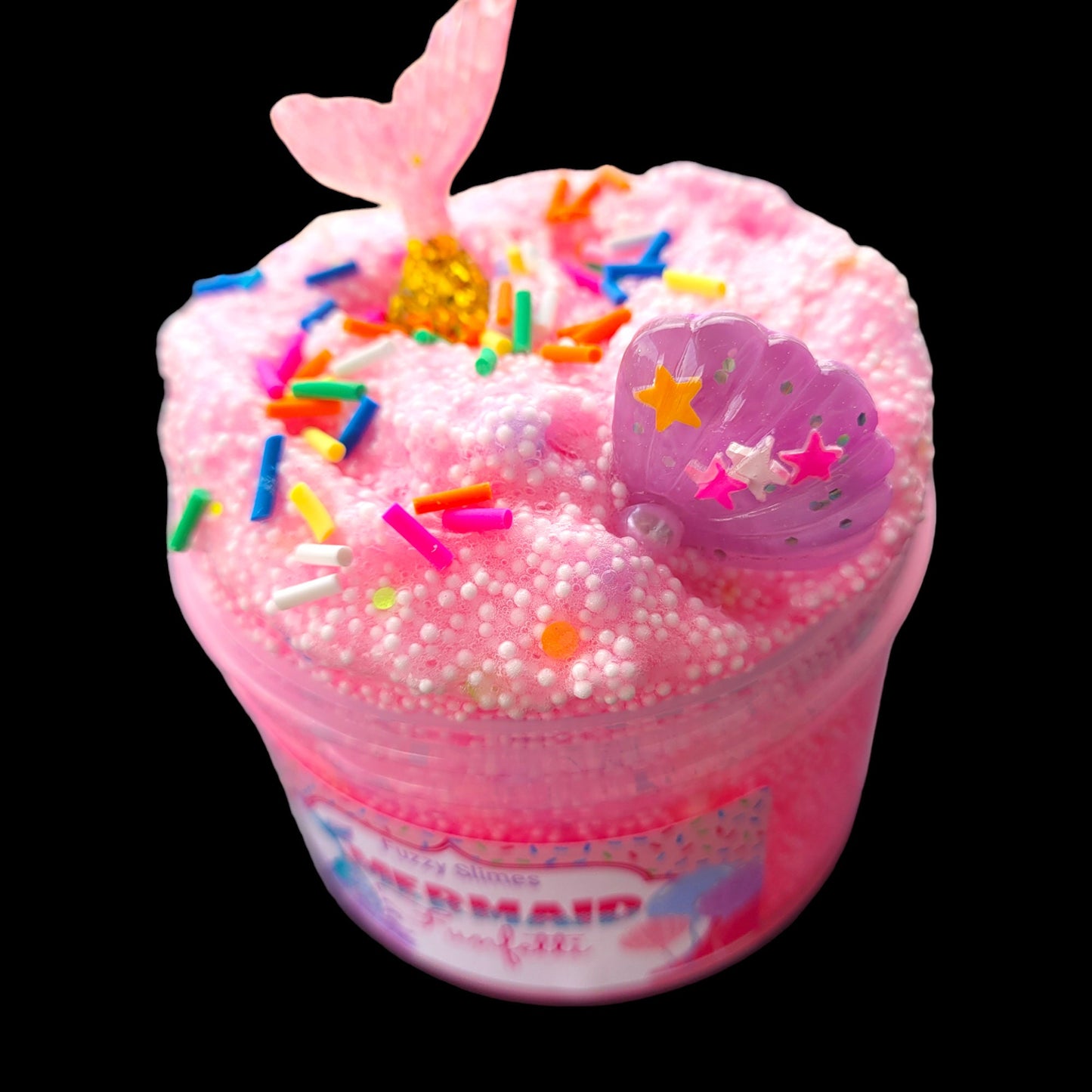 Mermaid Funfetti Micro Foam Bead Slime - Cake Scent