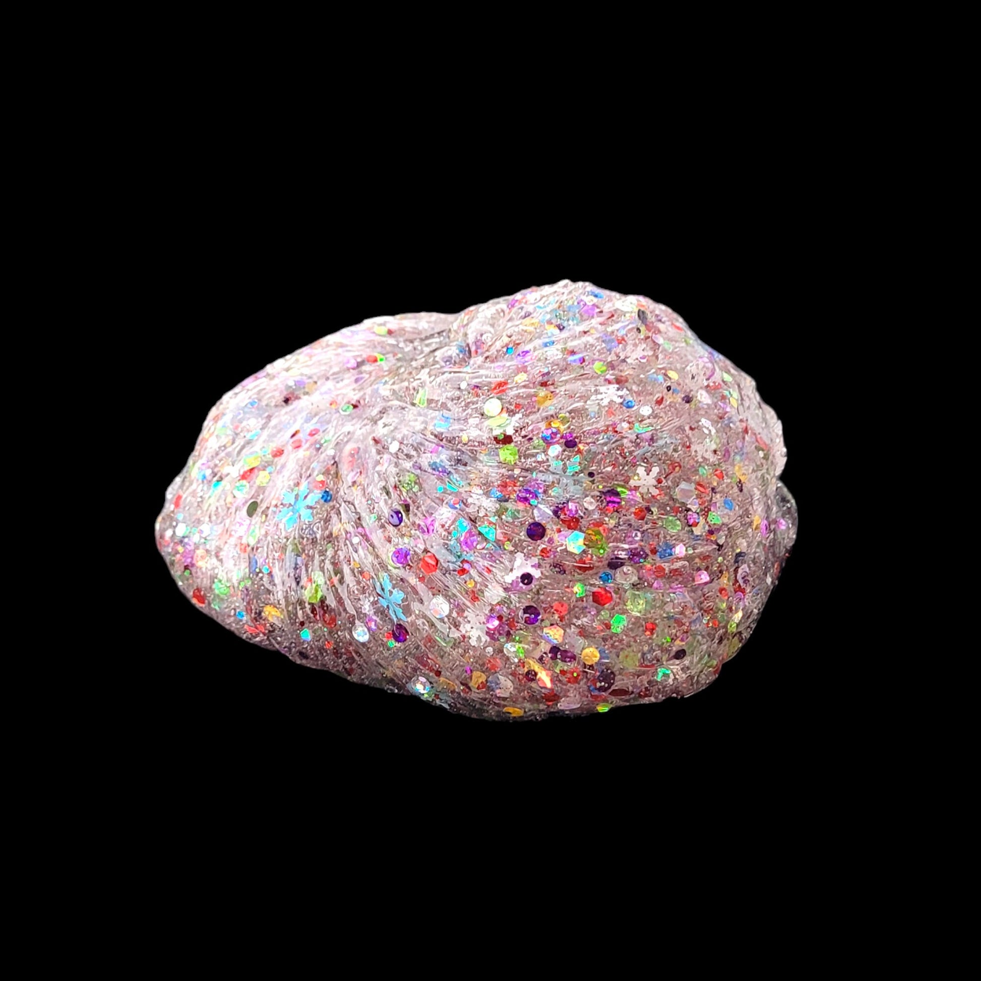 Ugly Sweater Clear Glitter Confetti Slime - Unscented