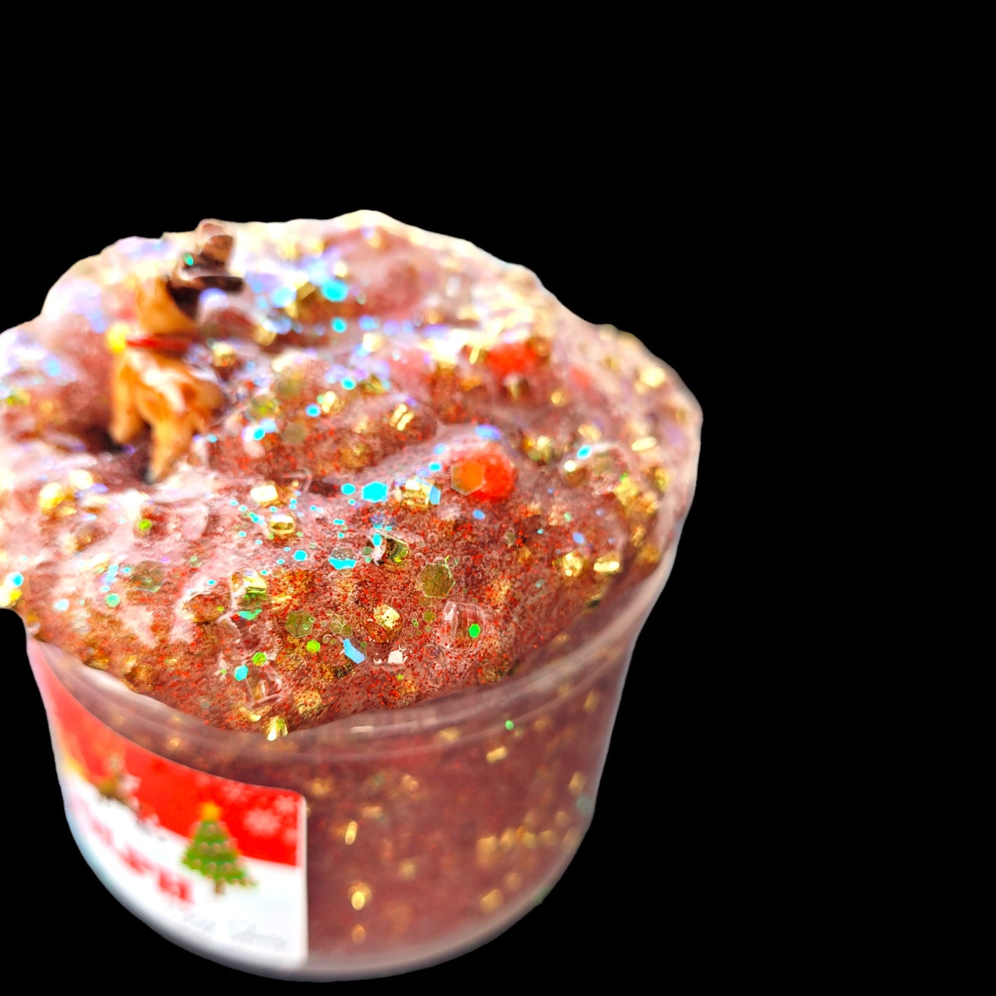 Rudolph Bingsu, sugar scrub beads Crunch Slime - Christmas Scent