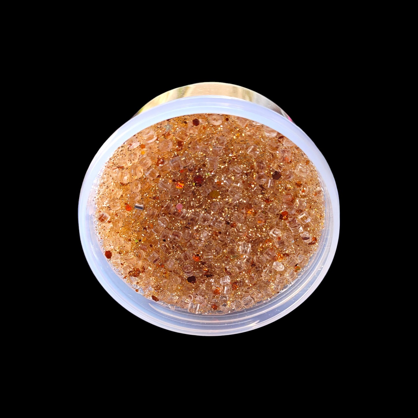 Sparkle Apple Cider Sugar Scrub Crunchy Slime - Apple Cider Scent