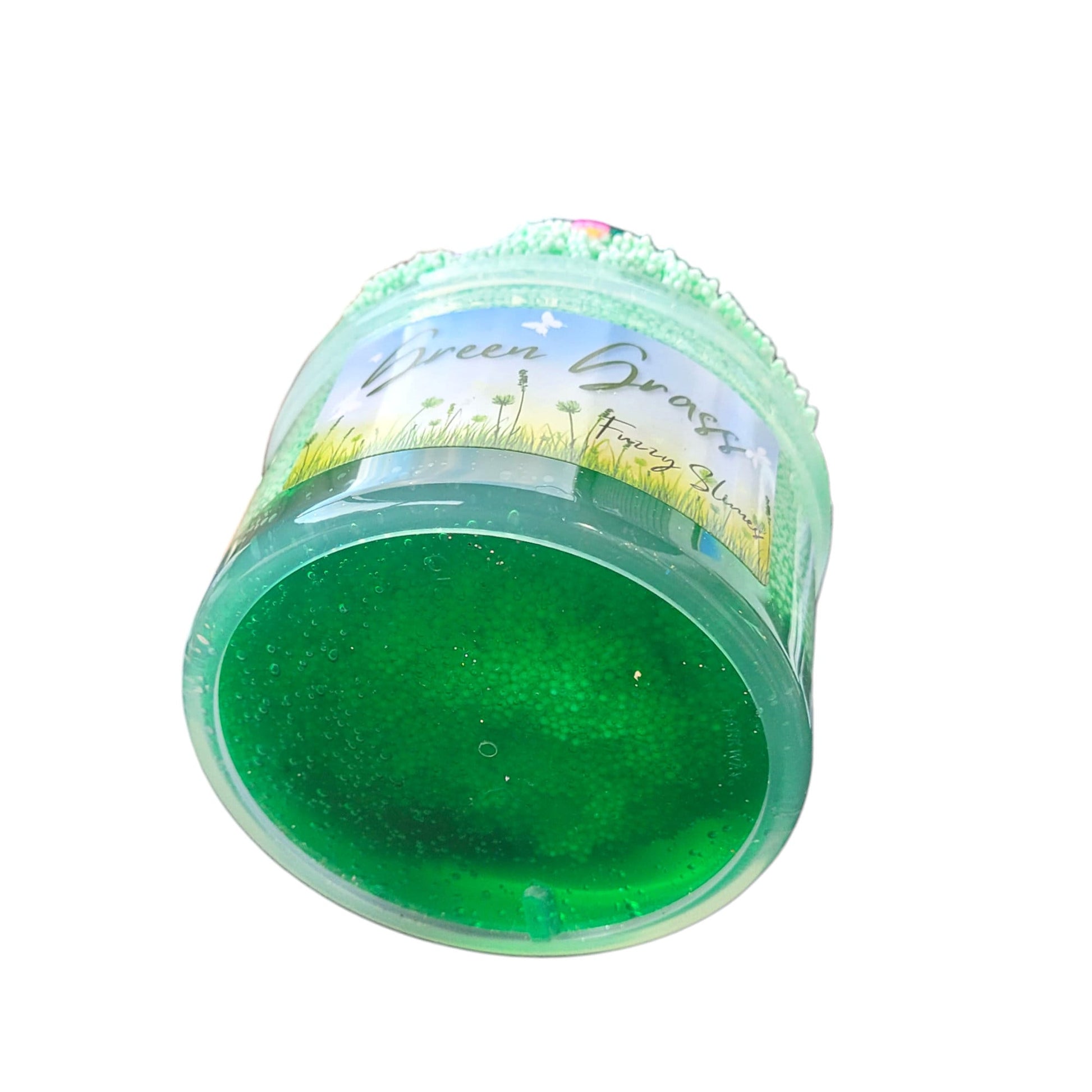 Green Grass Microfloam Crunchy Slime - Fresh Cut Grass Scent