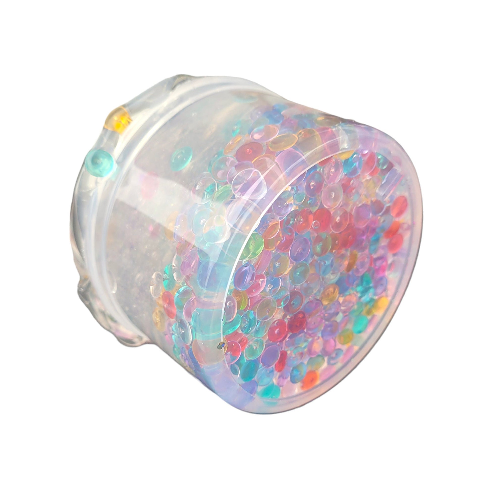 Rocky Rainbow Clear Fishbowl Bead - lightly scented