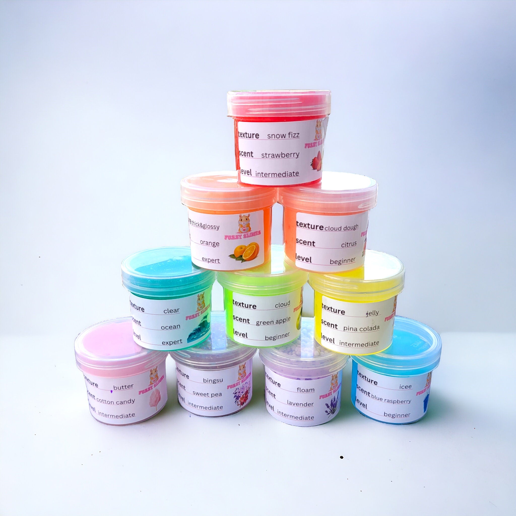 Slime Collection Slime Texture Sample Bundle - 10 Textures – Fuzzy Slimes
