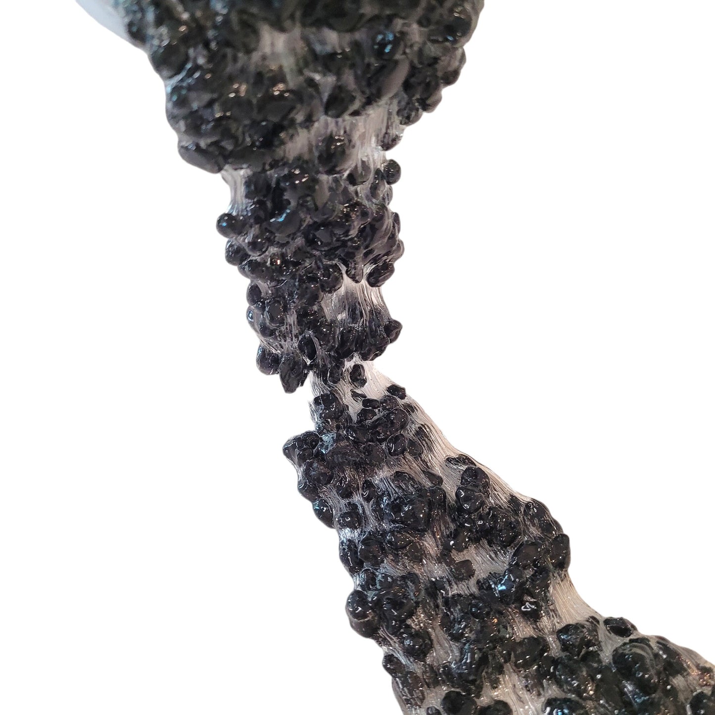 Lump of coal pebble fish rock clear slime- passion fruit scent
