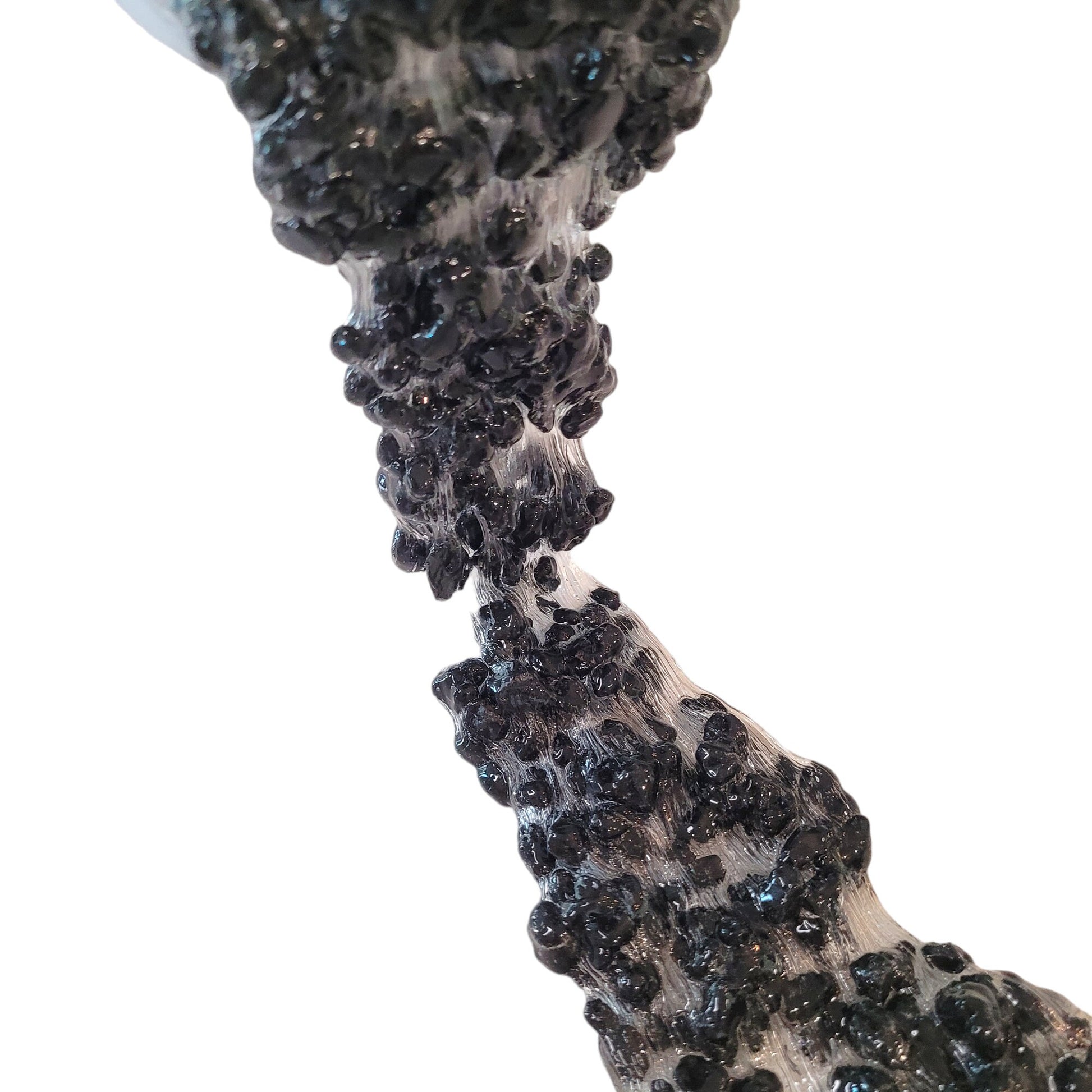 Lump of coal pebble fish rock clear slime- passion fruit scent
