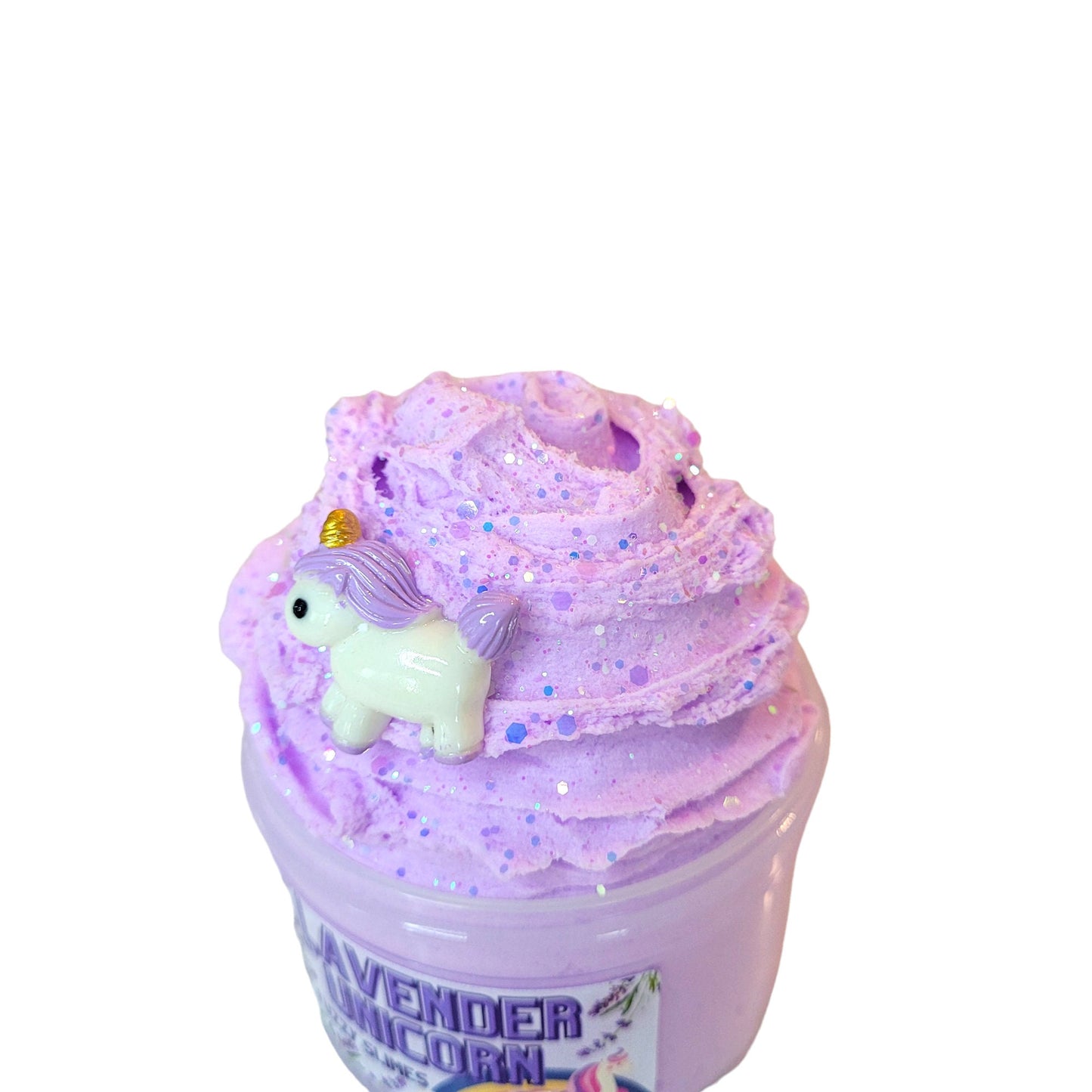 Lavender Unicorn cloud dough slime- lavender and sweet pea scent