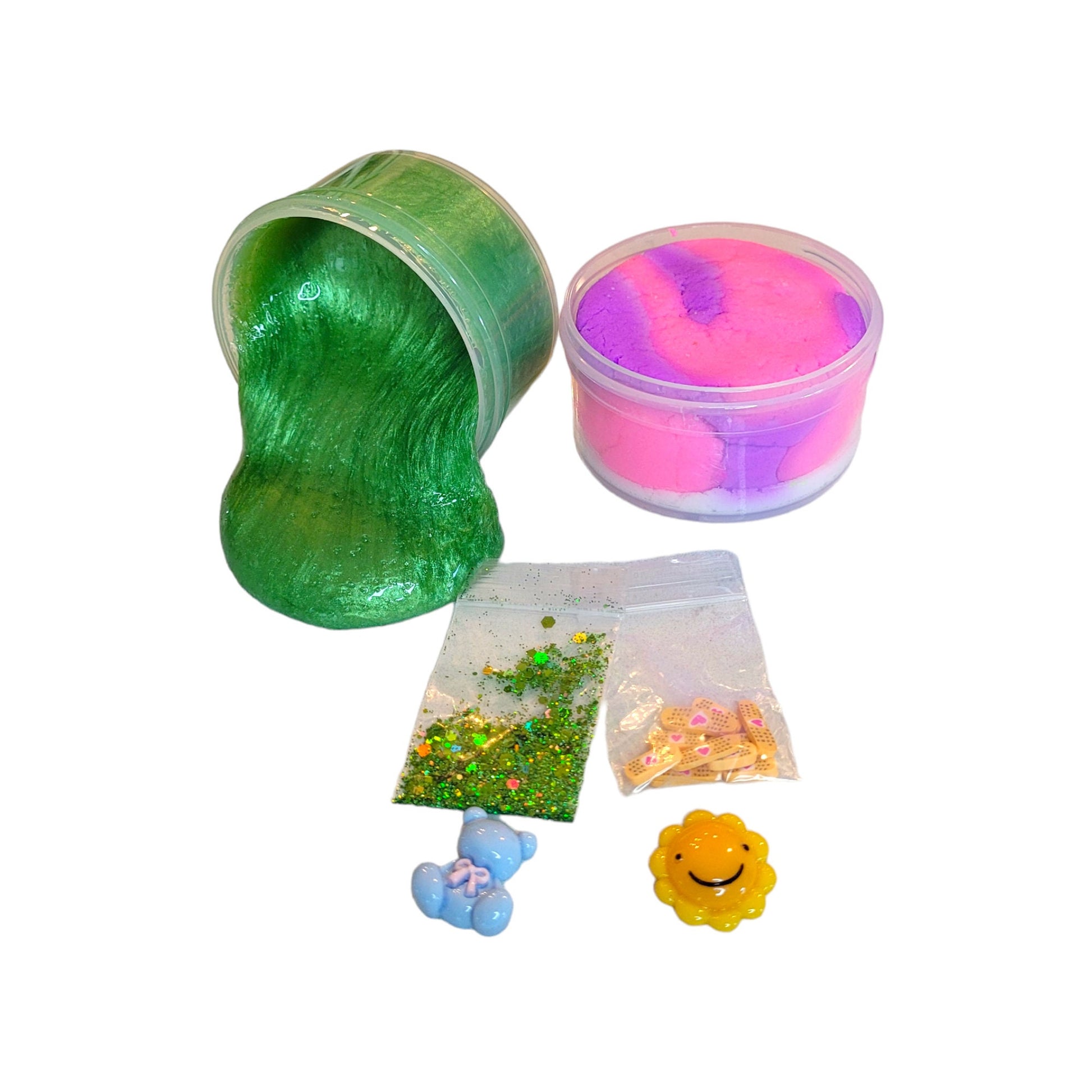 Get well soon cloud and clear slime- watermelon &whipped cream scent