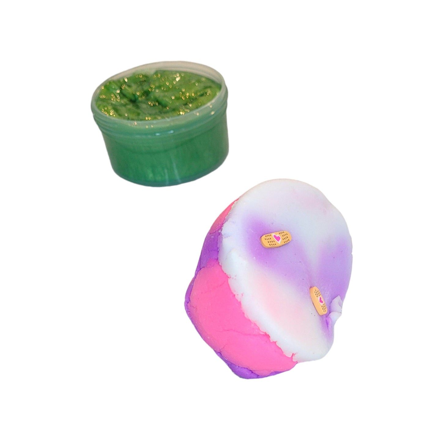 Get well soon cloud and clear slime- watermelon &whipped cream scent