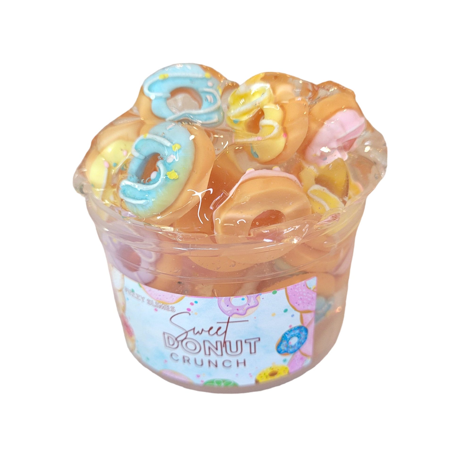 Sweet Donut Crunch bomb slime- unscented