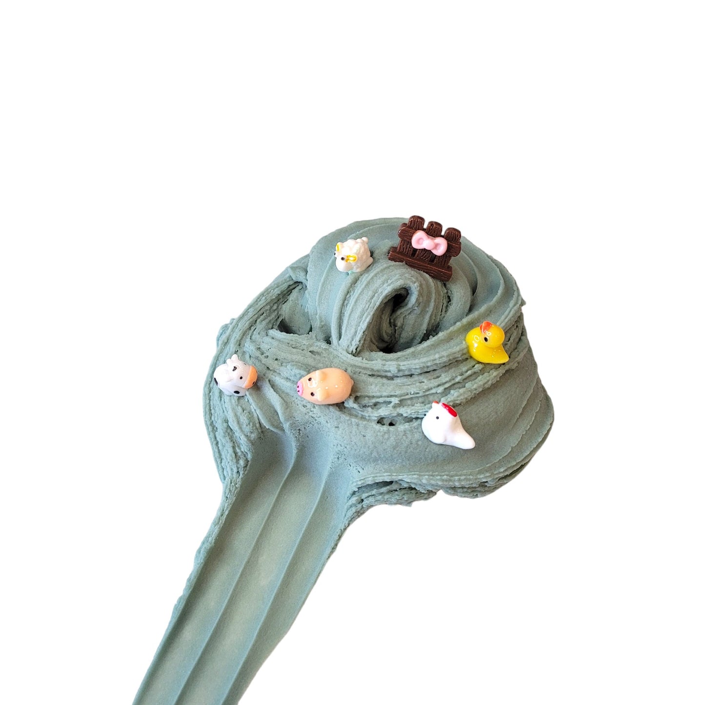 Farm Animals Icee clay diy slime- fruity monkey scent