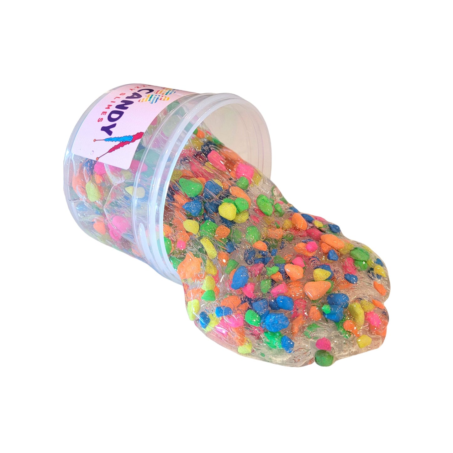 Rock Candy Clear pebble Slime Aquarium Bead - rock candy scent