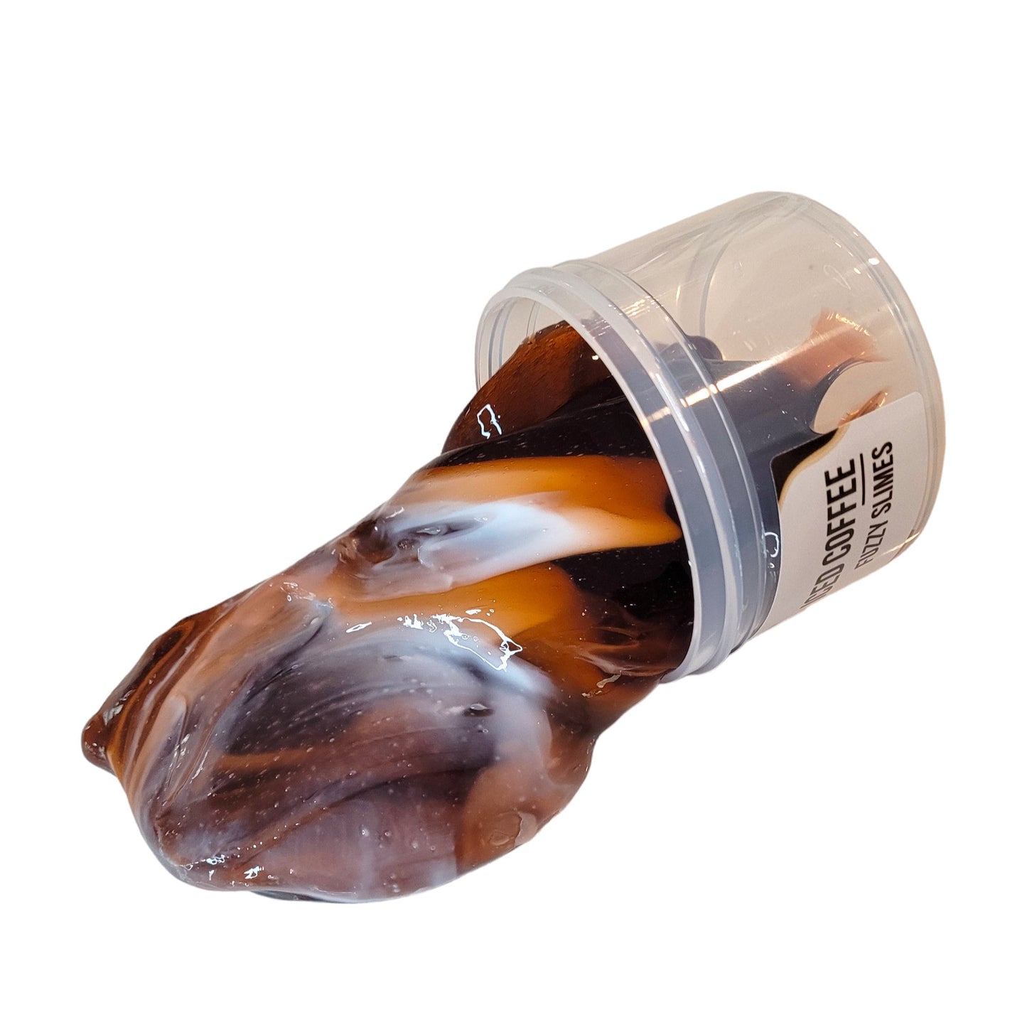 Iced Coffee clear slime, thick and glossy drizzle- Cafe mocha scented