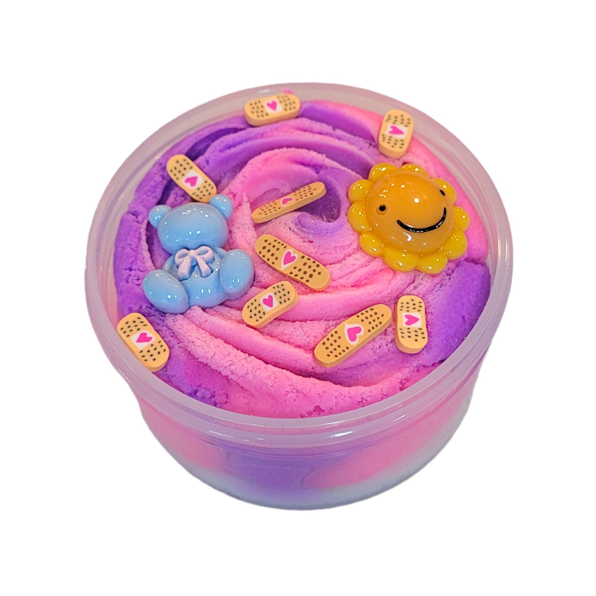 Get well soon cloud and clear slime- watermelon &whipped cream scent