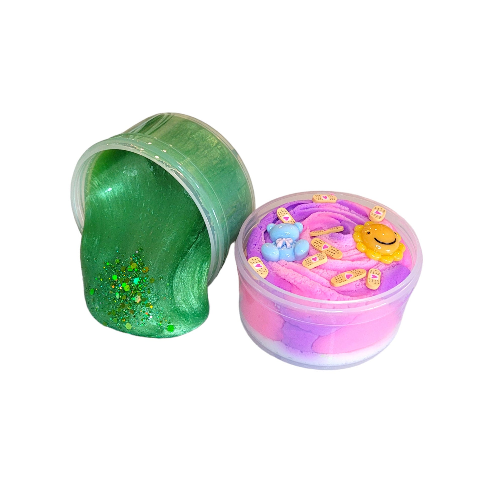 Get well soon cloud and clear slime- watermelon &whipped cream scent