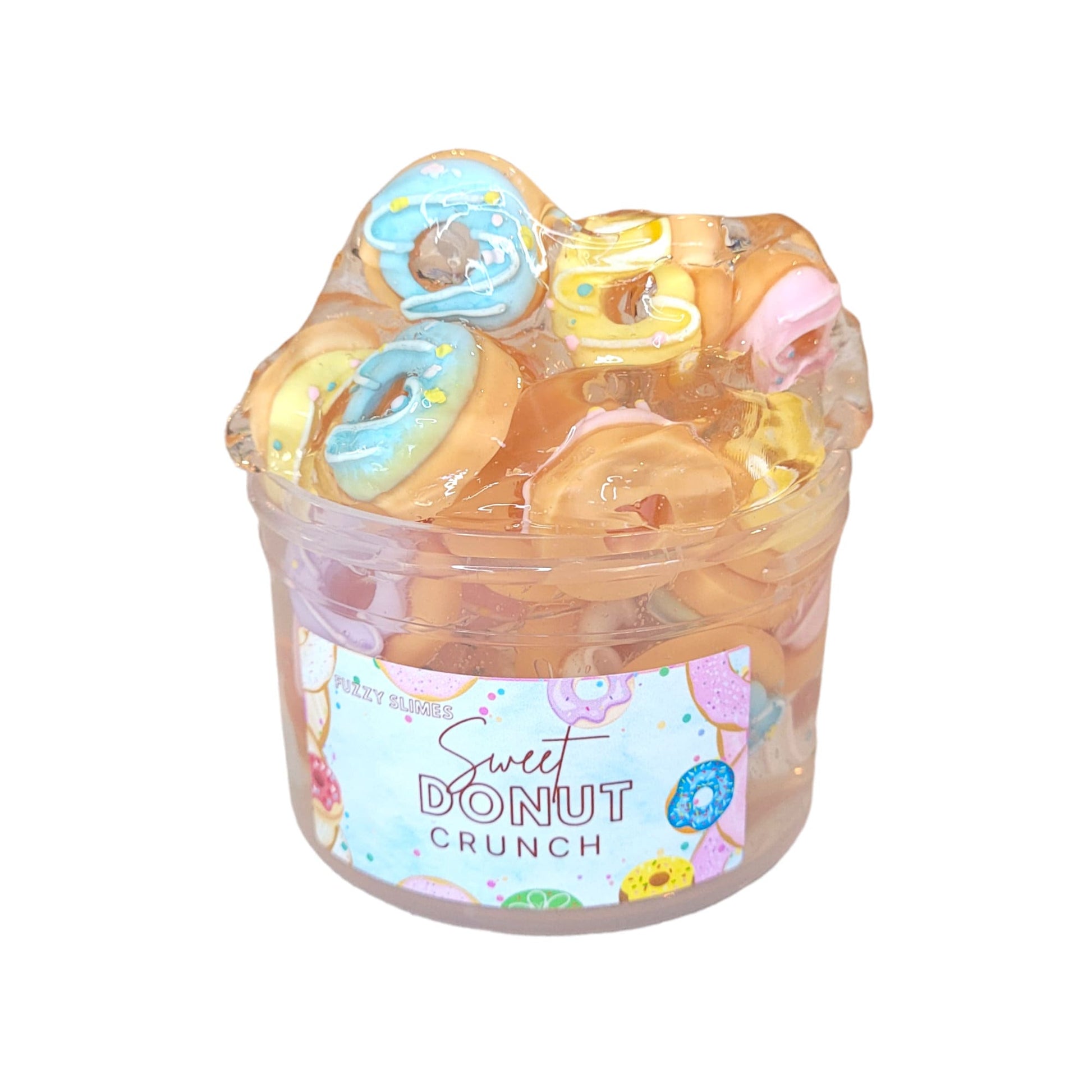 Sweet Donut Crunch bomb slime- unscented