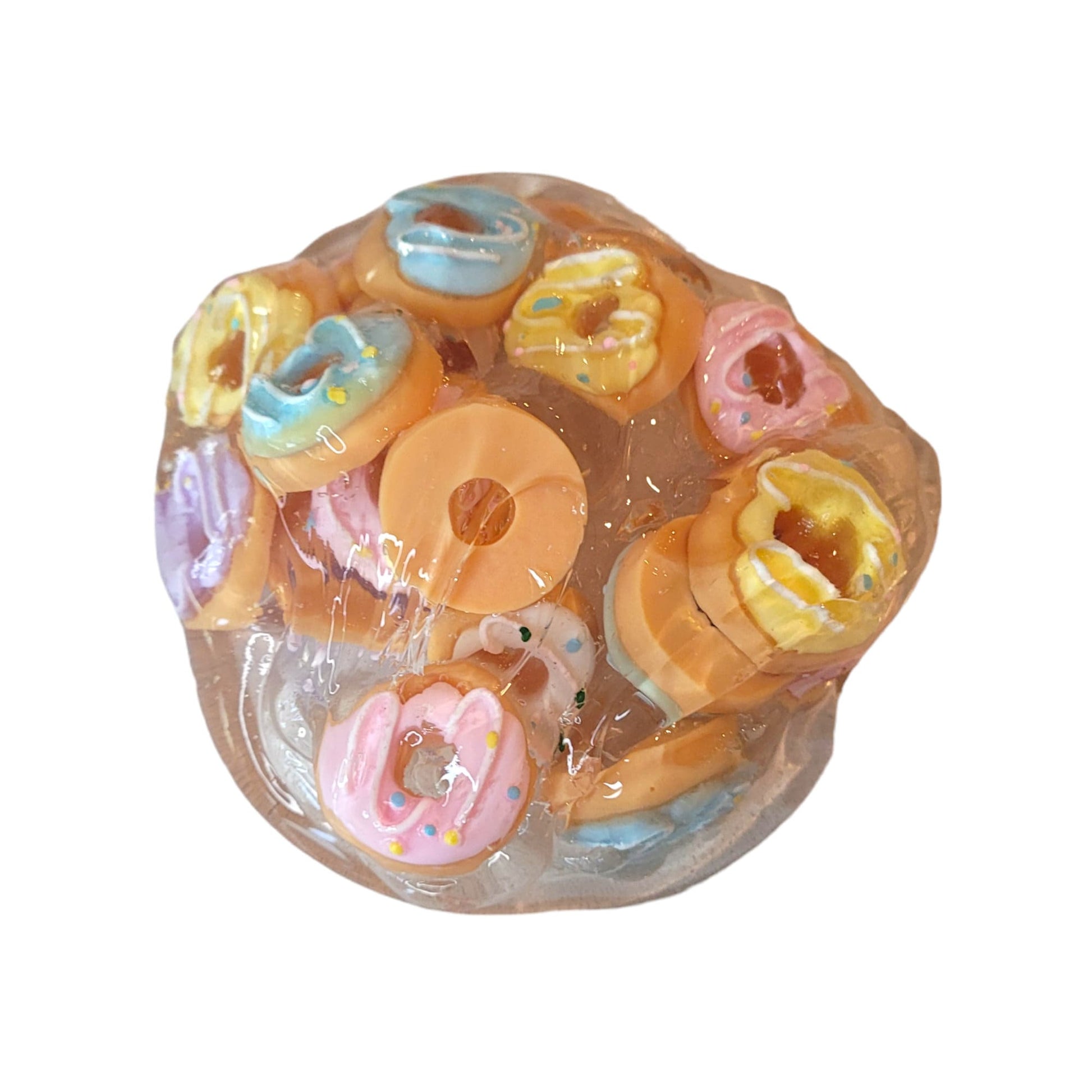Sweet Donut Crunch bomb slime- unscented