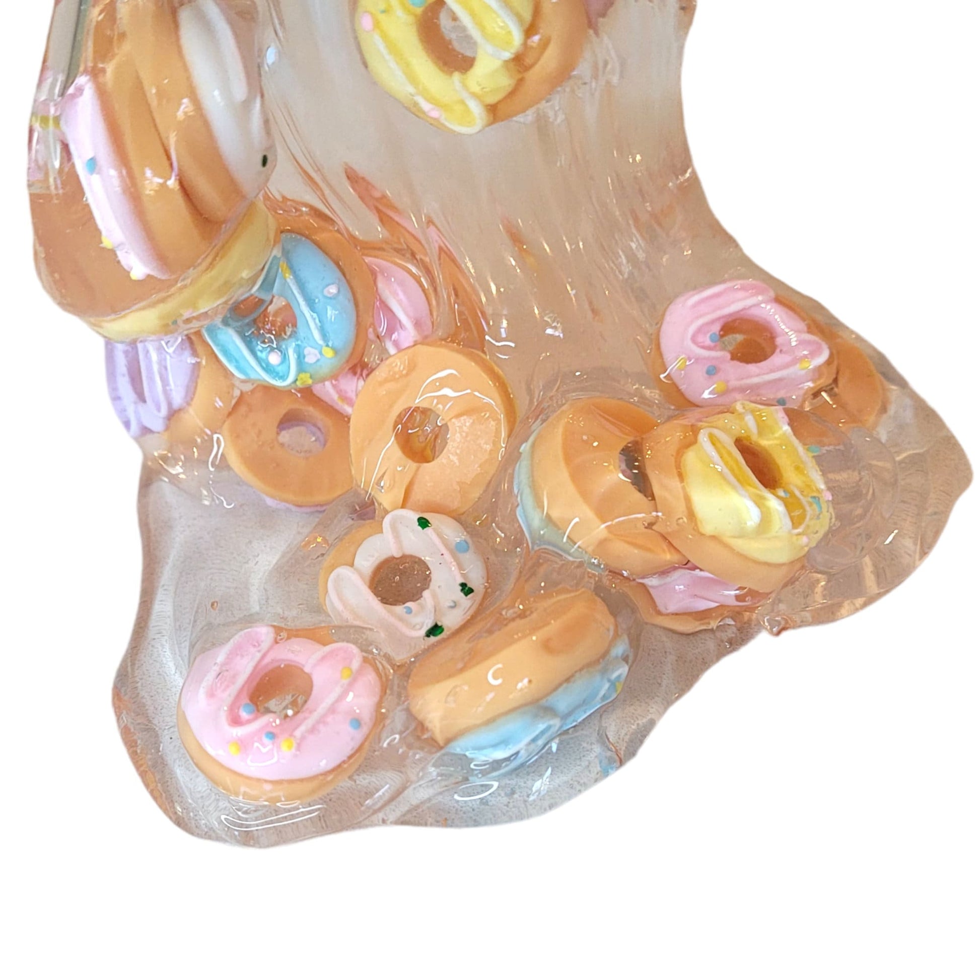 Sweet Donut Crunch bomb slime- unscented
