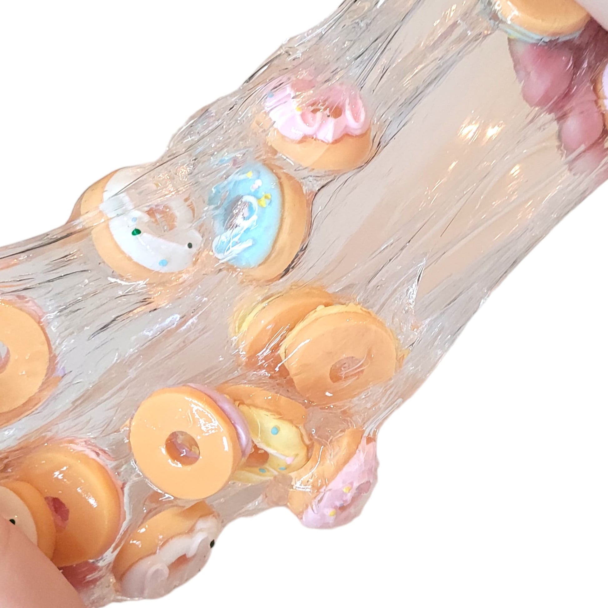 Sweet Donut Crunch bomb slime- unscented